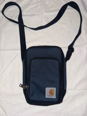 Carhartt Navy Blue Compact Crossbody Shoulder Pouch